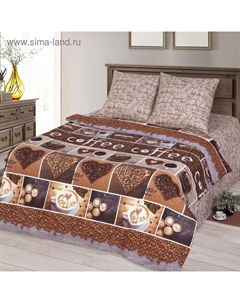 Постельное бельё евро «. Кофемания», бязь Артпостель