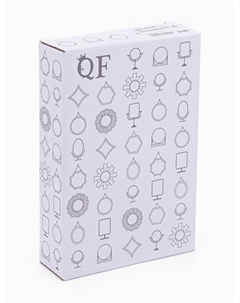 Зеркало декоративное, с увеличением х2, двустороннее, 13.8×17 см, (d=10 см), цвет золотой Qf