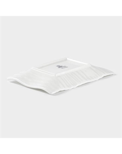 Блюдо сервировочное Wilmax, 18×12 см, фарфор, белое Wilmax england