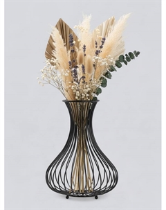 Копилка для винных пробок «. Ваза Лофт», 18.2×18.2×23.4 см, чёрная Доляна