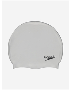 Шапочка для плавания Plain Flat, Серебряный Speedo