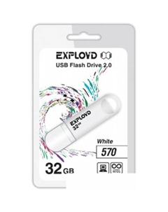 USB Flash 570 32GB (белый) [EX-32GB-570-White] Exployd