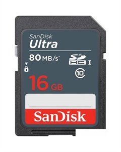 Карта памяти Ultra SDHC SDSDUNS-016G-GN3IN 16GB Sandisk