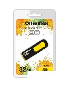 USB Flash 250 32GB (желтый) [OM-32GB-250-Yellow] Oltramax