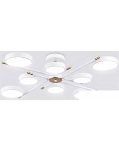 Подвесная люстра FL516338/8 WH/CP (белый/медь) Ambrella light