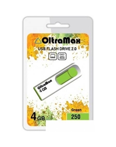 USB Flash 250 4GB (зеленый) [OM-4GB-250-Green] Oltramax