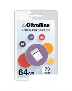 USB Flash 70 64GB (белый) [OM-64GB-70-White] Oltramax