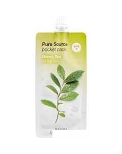 Ночная маска для лица Pure Source Pocket Pack Green Tea 10 мл Missha