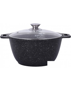 Кастрюля кмт32а (темный мрамор) Kukmara