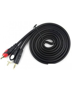 Кабель Стереоминиджек - 2RCA (1.5 м, черный) Linly lighting
