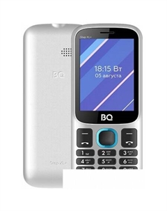 Кнопочный телефон BQ BQ-2820 Step XL+ (белый/синий) Bq