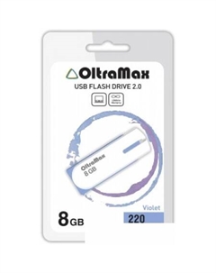 USB Flash 220 8GB (фиолетовый) [OM-8GB-220-Violet] Oltramax