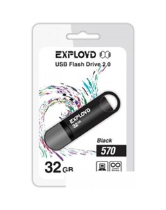 USB Flash 570 32GB (черный) [EX-32GB-570-Black] Exployd