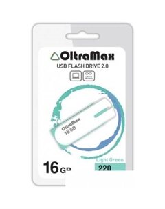 USB Flash 220 16GB (светло-зеленый) [OM-16GB-220-Light gr] Oltramax