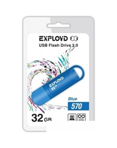 USB Flash 570 32GB (синий) [EX-32GB-570-Blue] Exployd