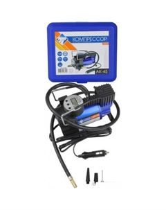 Автомобильный компрессор АК-45 (металлический корпус, пластиковый кейс) Nova bright