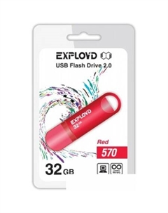 USB Flash 570 32GB (красный) [EX-32GB-570-Red] Exployd