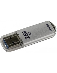 USB Flash V-Cut 256GB (серебристый) Smartbuy