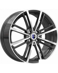 Эрфурт 17x7" 5x100мм DIA 67.1мм ET 40мм Алмаз черный K&k