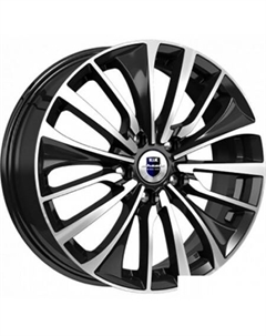 Flanker 17x6.5" 4x100мм DIA 67.1мм ET 37мм Алмаз черный K&k