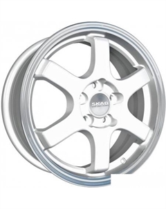 Киото 15x6" 4x98мм DIA 58.6мм ET 38мм Алмаз Белый Skad