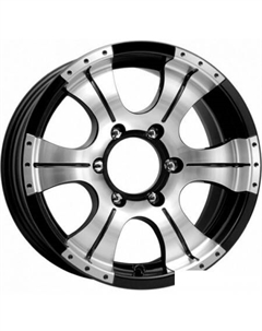 Байконур 16x8" 6x139.7мм DIA 108.5мм ET 20мм Алмаз черный K&k