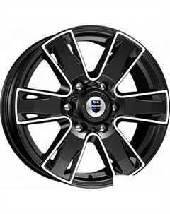 Севенна 17x7" 6x114.3мм DIA 67.1мм ET 39мм Алмаз черный K&k