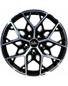 Литые диски CR-20 16x6.5" 5x114.3мм DIA 67.1мм ET 45мм BKF Cross street