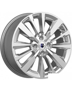 Литые диски Эрман 16x6.5" 4x100мм DIA 60.1мм ET 37мм Дарк платинум K&k