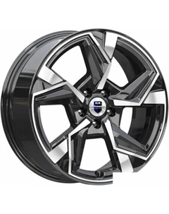 Литые диски Кайан 18x7.5" 5x112мм DIA 66.6мм ET 37мм Алмаз черный K&k