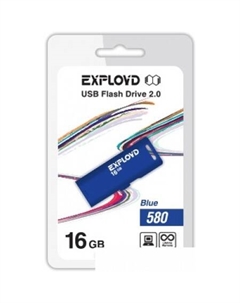 USB Flash 580 16GB (синий) [EX-16GB-580-Blue] Exployd