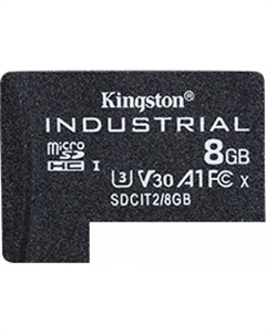 Карта памяти Industrial microSDHC SDCIT2/8GBSP 8GB Kingston