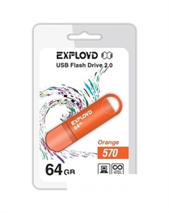 USB Flash 570 64GB (оранжевый) [EX-64GB-570-Orange] Exployd