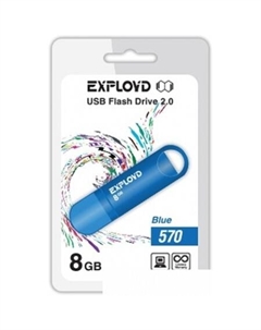 USB Flash 570 8GB (синий) Exployd