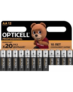 Батарейка Professional AA 5052005 (12 шт) Opticell