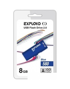 USB Flash 580 8GB (синий) Exployd