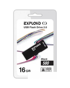 USB Flash 580 16GB (черный) [EX-16GB-580-Black] Exployd