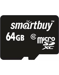 Карта памяти microSDXC SB64GBSDCL10-00LE 64GB Smartbuy