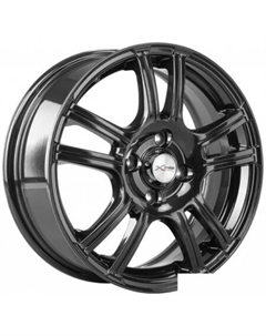 Литые диски X-105 15x6" 4x100мм DIA 67.1мм ET 35мм BK X'trike