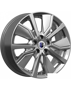 Литые диски Гамбит (КС961) 16x6.5" 5x114.3мм DIA 66.1мм ET 40мм Дарк платинум K&k