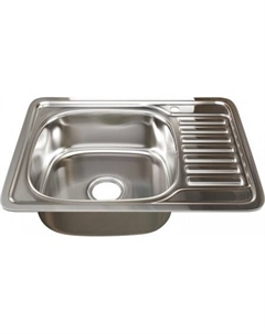 Кухонная мойка 533713 (левая, полированная, 0.8 мм) Mixline
