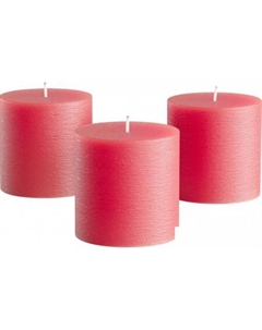 Набор свечей 75 мм (3 шт, красный) Мелт
