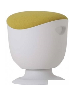 Офисный стул Tulip (белый пластик, желтый) Chair meister