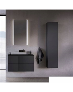 Тумба под умывальник Nelli 70 (антрацит п/мат/черный) Lauter