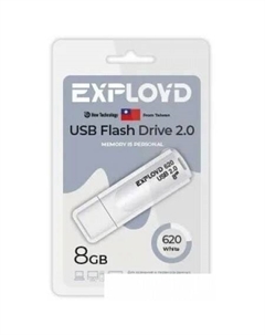 USB Flash 620 8GB (белый) Exployd