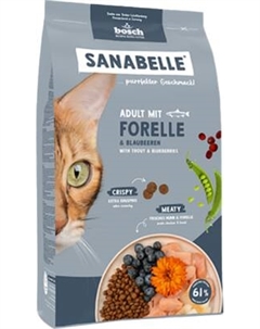Сухой корм для кошек Bosch Petfood Sanabelle Adult With Trout New Bosch petfood