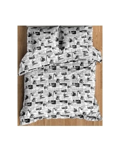 Комплект постельного белья Amore Mio Мако-сатин Trip W Микрофибра 1.5 24476 / 93780 Amore mio