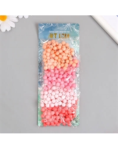 Набор бусин декоративных Арт Узор Розовая пастила / 9464356 Арт узор