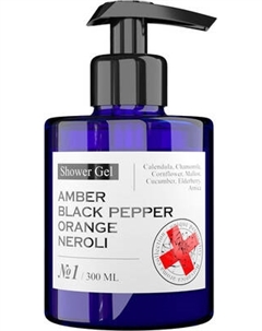 Гель для душа Maniac Gourmet Парфюмированный №1 Амбра, черный перец, апельсин, нероли Maniac gourmet