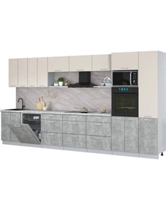 Кухонный гарнитур Интерлиния Мила Лайт 4.0-ПМ1